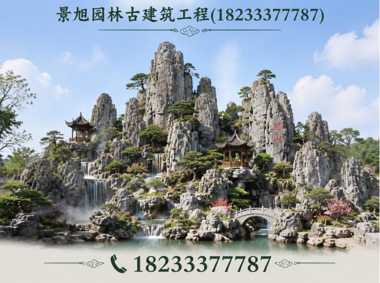 雄县保定园林古建展示图